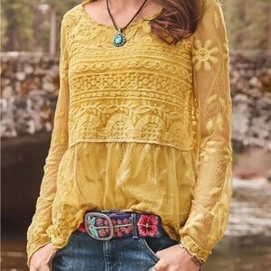Sundance Lace boho top